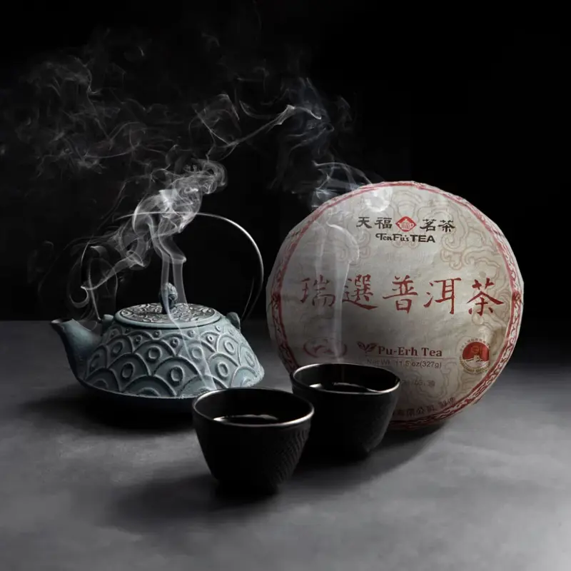Trà Phổ Nhĩ Thụy Tuyển TenFu’s Tea – Bánh 327g