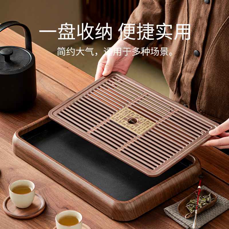 Khay trà khô Hoa Lê Cổ Văn 46 x 29cm