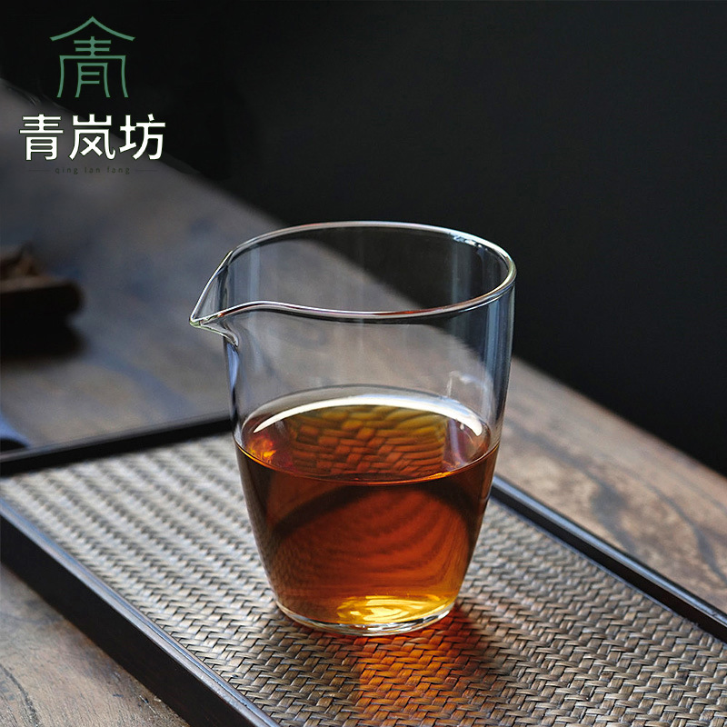 Công đạo bôi thủy tinh 280ml – Chén tống chia trà trong suốt