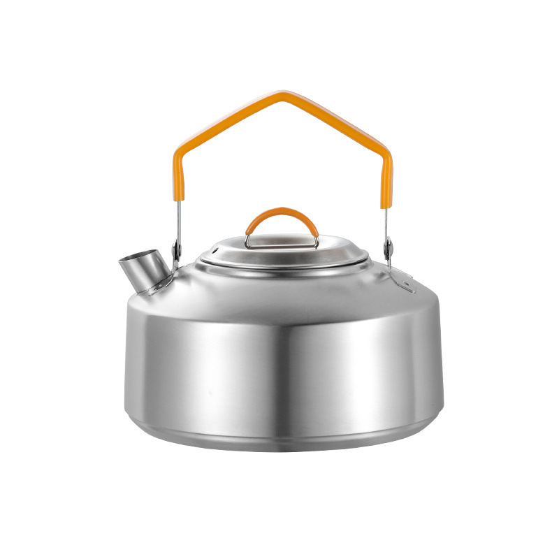 Ấm đun nước inox 304 dã ngoại – Ấm nấu nước pha trà ngoài trời 1L