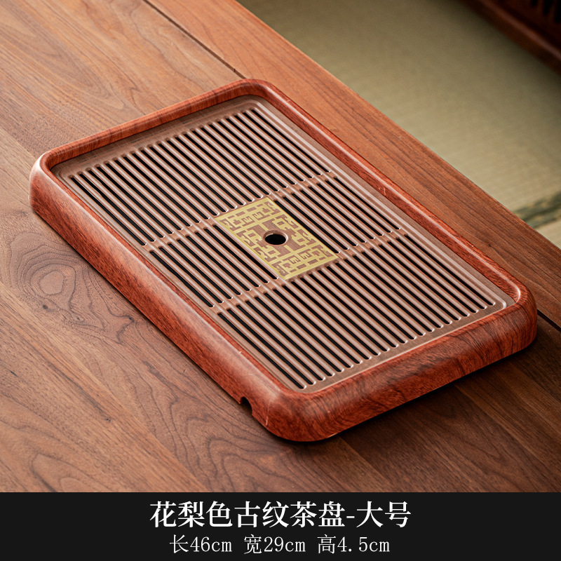 Khay trà khô Hoa Lê Cổ Văn 46 x 29cm