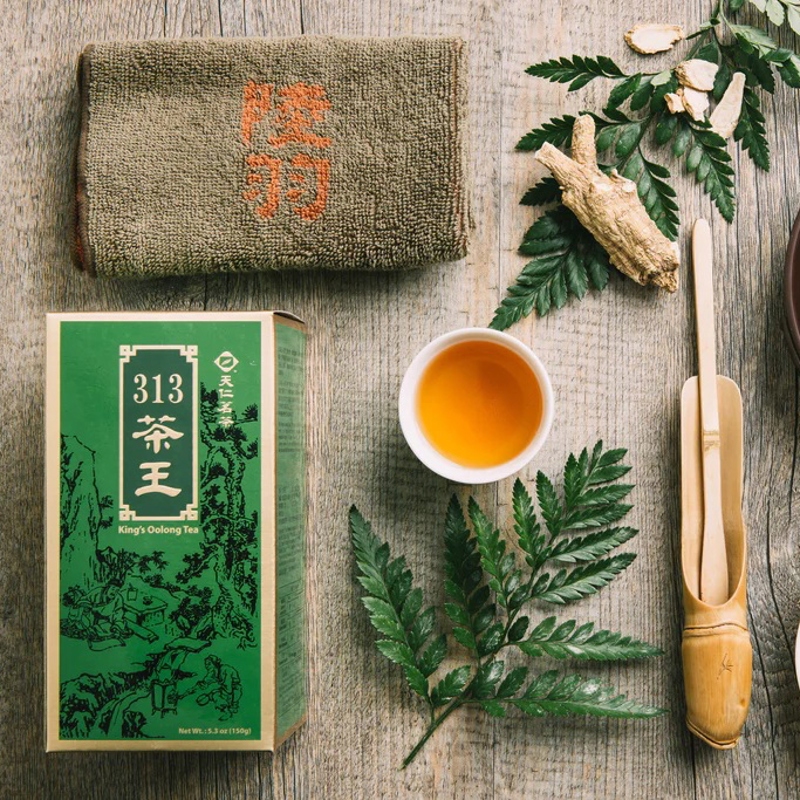 Trà Ô Long Nhân Sâm 313 Trà Vương – Hộp 150g